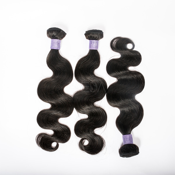 Malaysian body wave 100g soft hair extension without synthetic hair CX010